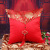 Wedding Supplies Red Big Happy Pillow Red Satin Wedding Favor Pillow Wedding Room Ornament Pillow Wholesale