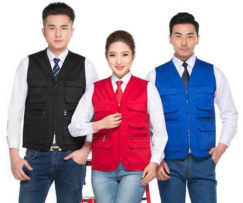 广告活动定制工作服马甲劳保工装马甲印制LOGO装修马夹志愿者背心