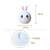 Long root torch nifty rabbit night light silicone LED night light small night light seven color clap the light