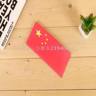 RMB wallet national flag picture wallet non-woven wallet decoration wallet business card bag usd euro bag