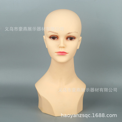 Foreign Mannequin Head Mannequin Wig Scarf Headwear Helmet Display Mannequin Head Special Beauty Female Makeup Mannequin Head