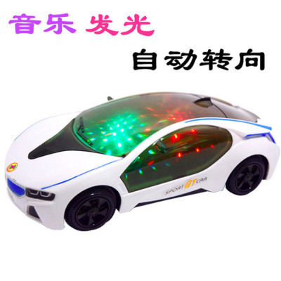 Lighting music BMW 3D Lighting wanxiang car gifts children toys wholesale sales