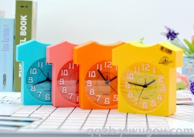 Korean Style Cute Creative Color Clothes Stereo Digital Alarm Clock
