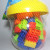 Children's educational toys wholesale creative assembly building blocks mushroom bucket net bag