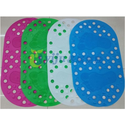 Manufacturer of PVC, lovely round hole, foot massage mat bathroom anti - skid pad environmental protection belt suction plate anti - skid pad