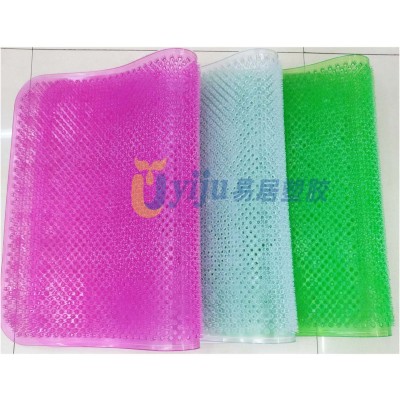 80*50 large size small grass massage anti-skid pad mat toilet mat PVC anti-skid bathroom mat