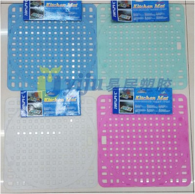 PVC plaid round mat, food mat, cup mat, sink mat, asphalt mat, anti-skid pad, heat insulation mat, bowl mat manufacturer