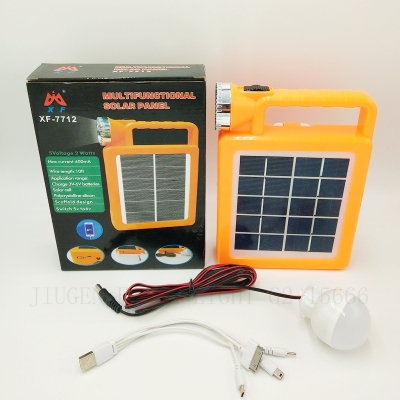 Jiugen torch xf-7712 2W system solar panel