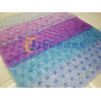 Manufacturer: PVC water cube anti-skid floor mat anti-skid pad environmental protection belt sucker anti-skid bathroom mat