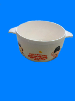 The sharp tableware mitamine children with handle bowl of a large number of stock runjianjianfang stall hot style