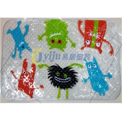 Large clown small tub foot pad toilet strong suction tray bathroom anti - skid pad anti - skid pad