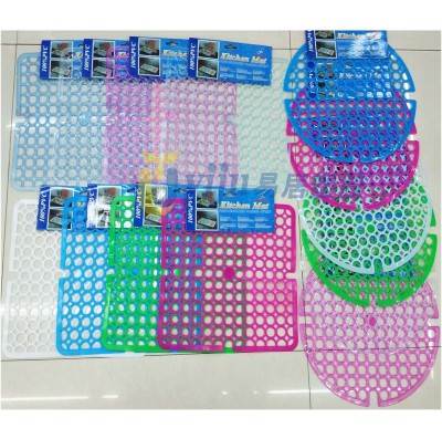 PVC square round four-hole dining mat cup pad flume pad asphalt mat anti-skid pad heat insulation pad bowl pad pad pad pad pad pad pad