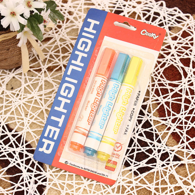 Creative stationery color fragrance candy color fluorescent marker pen office marker pen