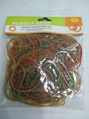 50 Mixed Color Vietnam Imported High Temperature Resistant, Environmentally Friendly Rubber Band, Paper Card 100G Packaging