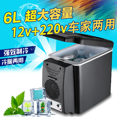 6L mini refrigerator mini student dormitory home heating box cosmetic breast milk insulin cooler