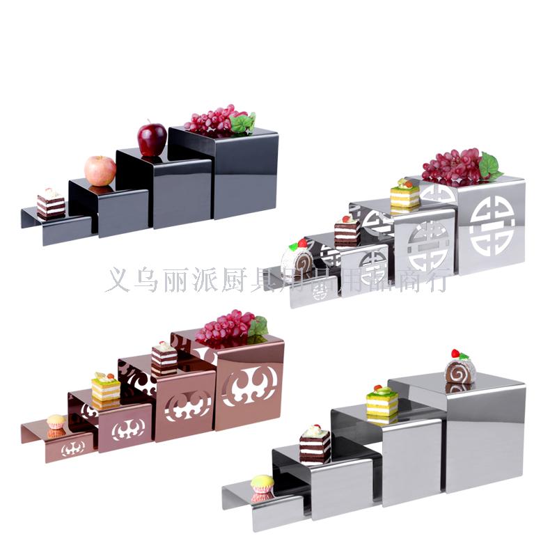不锈钢寿司点心座茶歇自助餐冷餐会下午茶点心架子ktv点心架