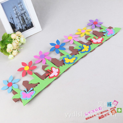 Kindergarten primary school classrooms decorated with terms railings EVA environmental protection wall paste school season decorative materials terms fence