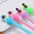 Factory Direct Sales Poodle Gel Pen Puppy Black Gel Ink Pen Student Stationery Signature Pen Office Supplies