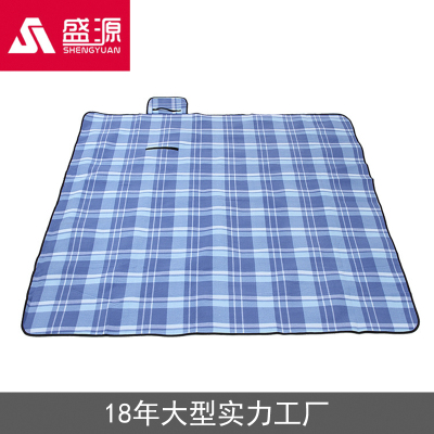 Shengyuan outdoor 150*200 suede aluminum film game pad tents moisture-proof pad picnic mat