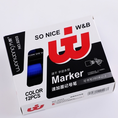 Wholesale low price wanbang oil marker/refillable marker water oversized Chinese marker wang 9203