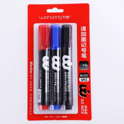 Wanban oil marker/refillable marker water super large Chinese marker king 9212 suction card