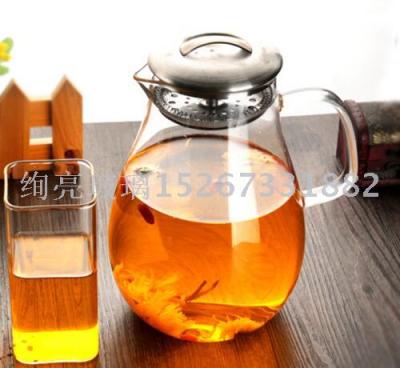 borosilicate glass tea pot glass jug 