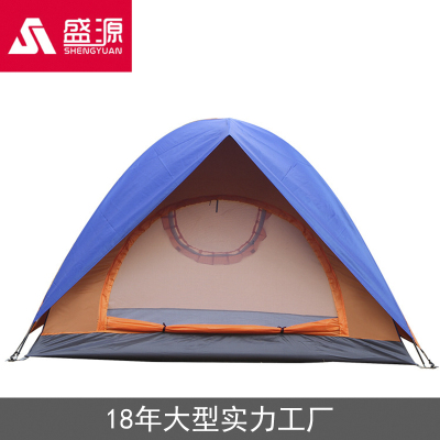 Outdoor 3-4 double door outdoor camping tent tent tent parent-child hiking