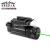 The tactical green laser is mounted under the 20mm guideway sight