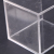 Square transparent acrylic pencil holder office desk stationery holder cosmetic pen eyebrow pencil holder