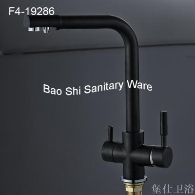 Factory outlet American double water Big Bend straight drink machine pure faucet kitchen water purifier faucet