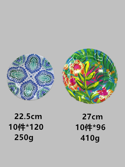 密胺盘子密胺餐具库存现货处理100%密胺跑江湖摆地摊爆款