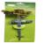 Garden sprayer rotary sprayer lawn sprinkler irrigation rocker arm zinc alloy sprinkler head YM8104D