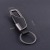 High-End Simple Men and Women Leather Waist Hanging Metal Keychains Advertising Car Key Ring Birthday Gifts
