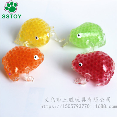 Sponge baby inflates water bead to difference vent to the ball, whole person frog pearl ball new product creativity