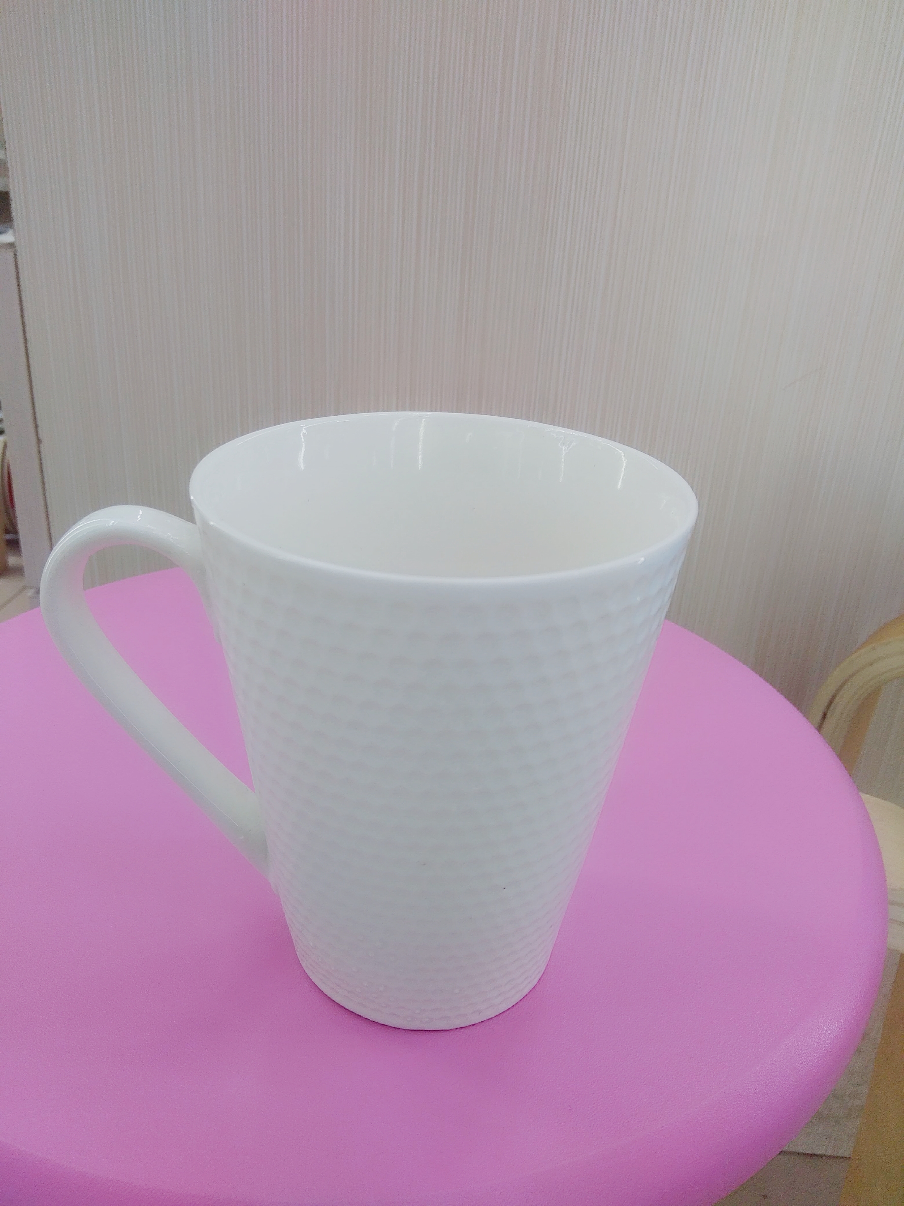 白杯白子弹浮雕杯