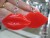 Imitation lip key ring pendant red lip key ring wholesale acrylic sexy red lip key ring factory