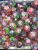 Glitter crystal ball glitter elastic ball with rope jump  glitter children's toy floor stall goods source batch water 