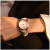 New fashion true belt lady's watch longbo set with diamond dial waterproof watch lady's style