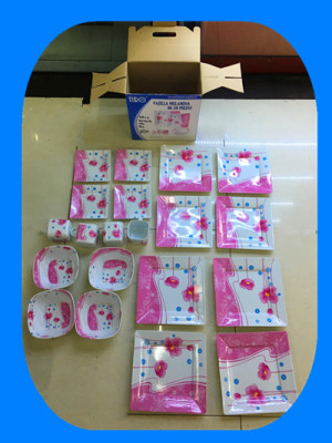 The set of 20 pieces set plates and cups price discount style hot