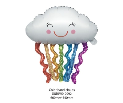 Happy Birthday aluminum foil usually clouds Rainbow Smiling Faces Aluminum foil Cartoon Wedding party aluminum