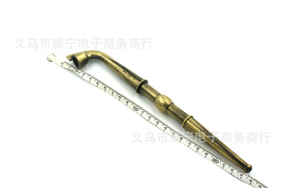 Factory direct sale of the old dry tobacco rod tobacco pot pure brass tobacco pot tobacco silk bronze metal pipe 855