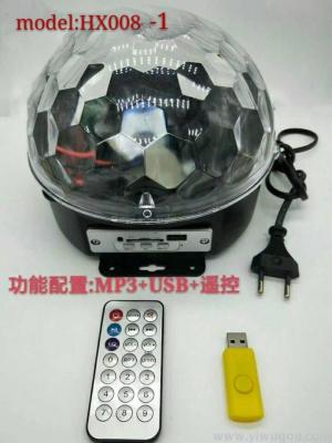 Stage light MP3 crystal magic ball LED crystal magic ball bar light stage light manufacturers direct sale