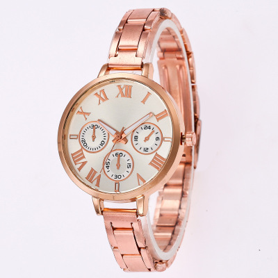 Women's fashion brand women's fashion diamond fashion bracelet students steel band female watch