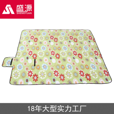 Shengyuan 200*150 outdoor moisture-proof mat flannelette PEVA environmental protection picnic mat moisture-proof pad