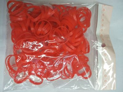 25 Red Vietnam Imported High Temperature Resistant Environmental Protection Rubber Band Strong Pull Is Constantly Suitable for All Kinds of Products,