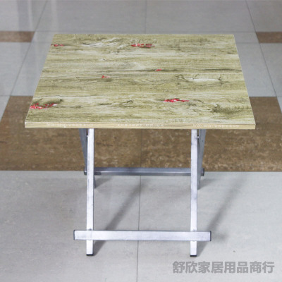 Foldable dining table modern household simple small family space dining table