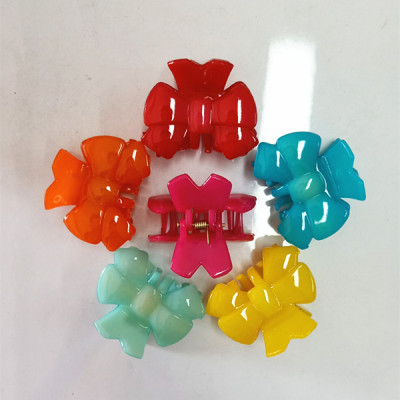 Factory direct sales 5.5cm nylon material exquisite bow multi-color grip