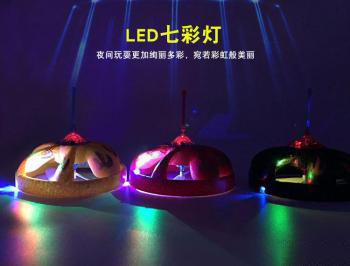 Hot Sale Induction Vehicle Suspension Induction UFO Flying Saucer Frisbee Colorful Light Electric Toys Wholesale