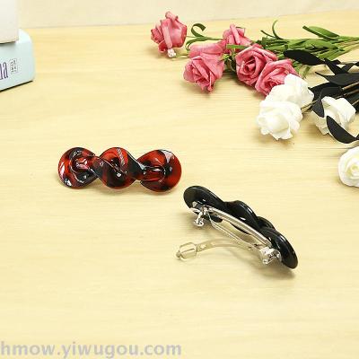 Hair clip clip pin spring ponytail clip steel clip double s-shaped hair pin