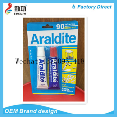 AB Glue Epoxy Glue 90 minutes Araldite blue card alonda missile - drying glue AB glue epoxy AB glue is transparent